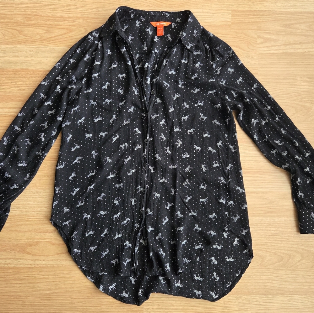 JOE FRESH Zebra Print Blouse